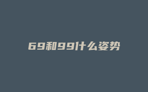 69和99什么姿势